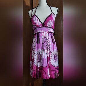 BCX Pink and White Floral Dress